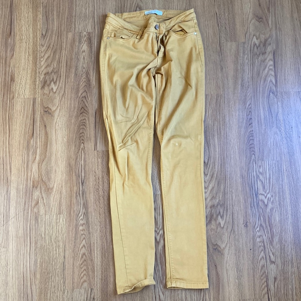 Mustard Zara skinny jeans